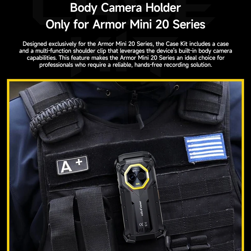 For Ulefone  Armor mini 20T Pro / 20 Pro Back Clip Phone Case Protective Cover