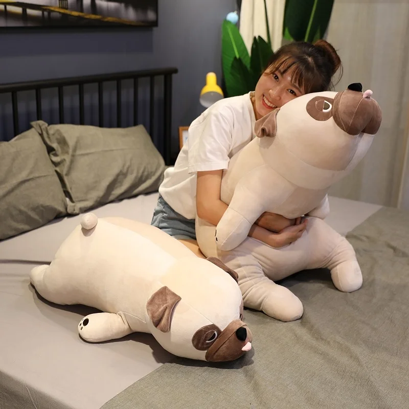 Hot 55-90cm Big Size New Cute Animal Kawaii Pug Dog Plush Toys Sleep Pillow Kids Birthday Gift Child Girl Xmas Valentine's 2 Hot 55-90cm Big Size New Cute Animal Kawaii Pug Dog Plush Toys Sleep Pillow Kids Birthday Gift Child Girl Xmas Valentine's 2