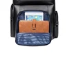 Men's Backpack Genuine Leather Laptop Backpack Waterproof Travel Backpack Teenager Boys Travel Bag Men Fashion School Bag 6