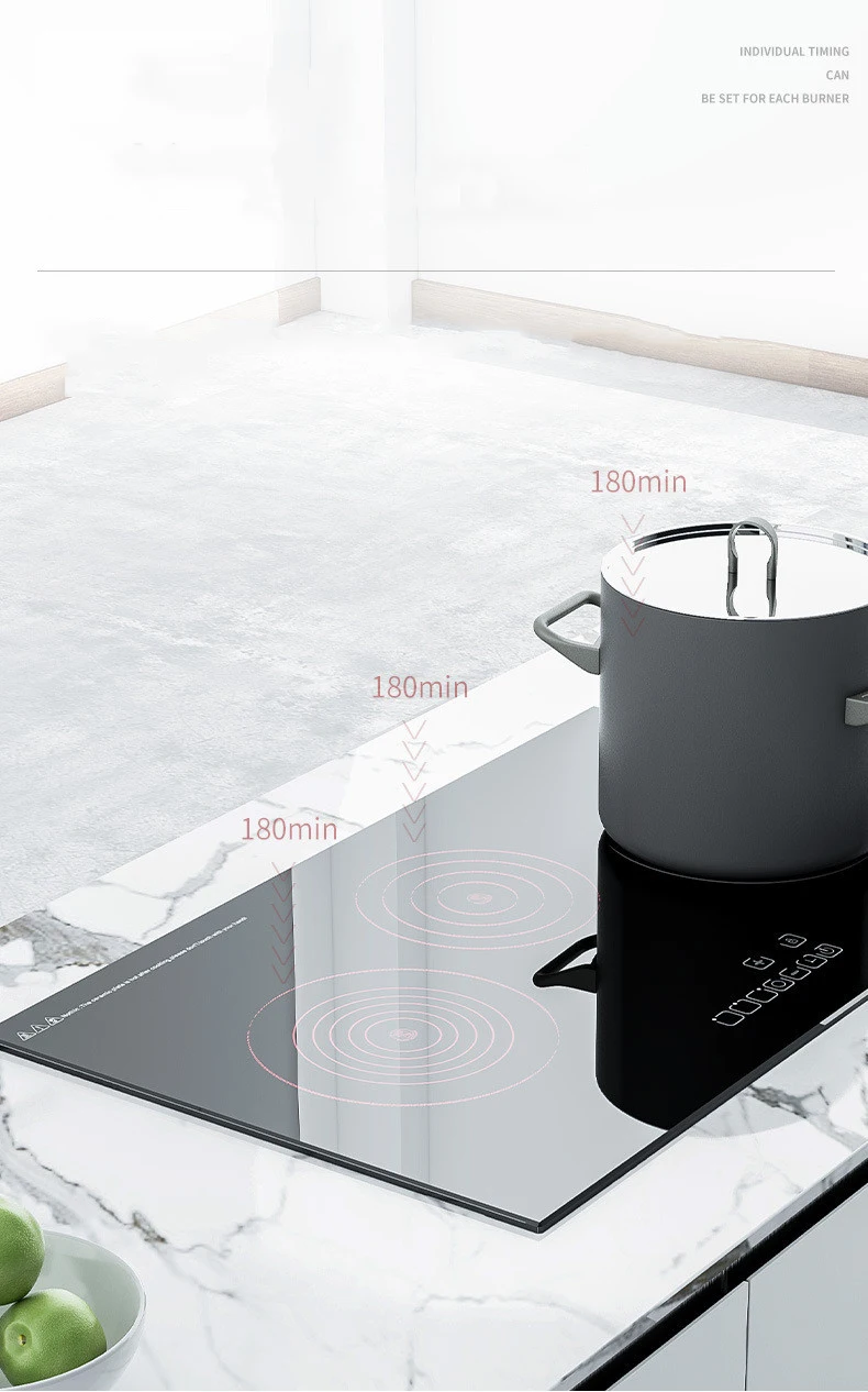 Description Picture 4 of itemInduction Cooker Electromagnetic High-fire Cooktop Temperature Hob Power Magnetic Hot Plate Multi-head Electric Ceramic Furnace