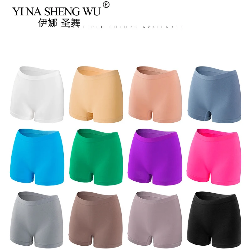Belly Dance Pants Plus Size Women's Belly Dance Underpants Leggings Tight-fitting Stretch Solid Color Shorts