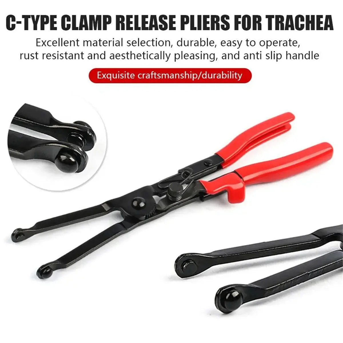 Car Exhaust Pipe C Clamp Removal Plier Spreading Plier Retrofit Demolition Auto Special Repair Tool