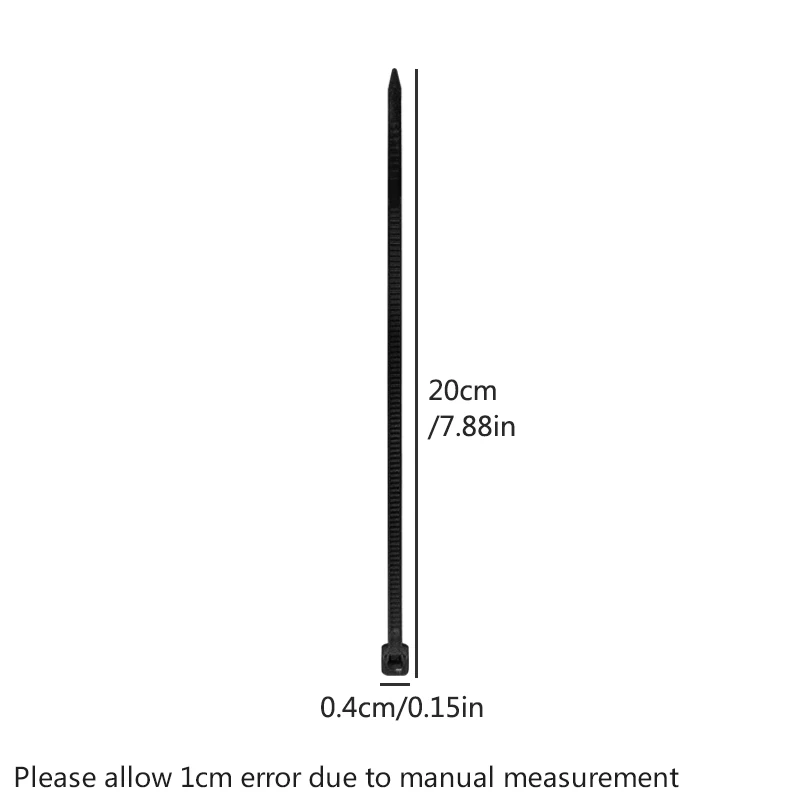 Cable ties Multi-purpose Self-locking Design Strong Wire ties That Do Not Retreat