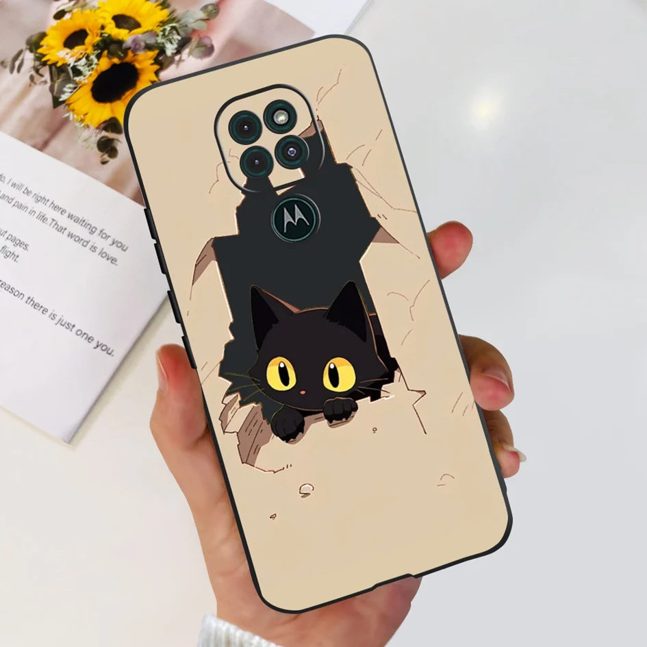 Elegant Flower Soft Silicone Case - Motorola Moto G9 Series