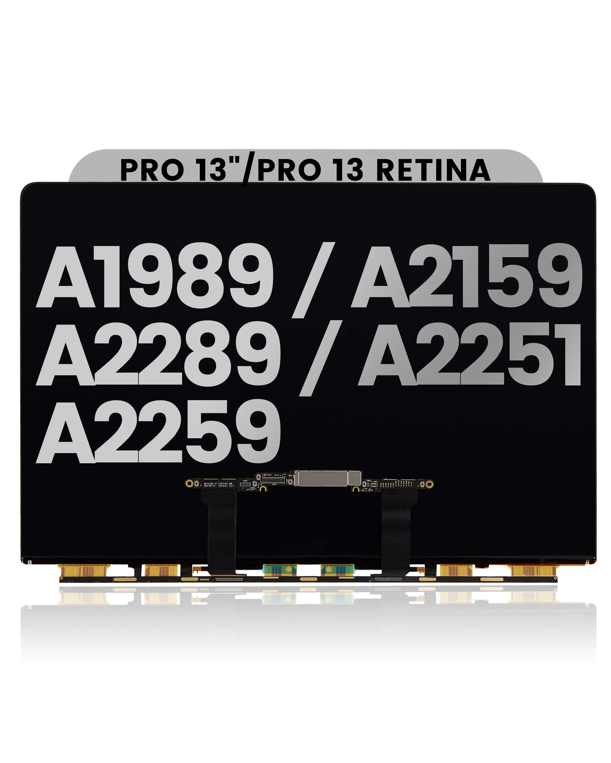 

ЖК-экран с необработанной панелью только для Macbook Pro 13 дюймов A1989 A2159 A2289 A2251 A2259