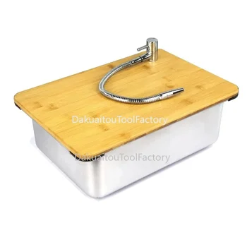 야외 IGT 캠핑 테이블 주방 얼룩말 싱크 모듈, 수도꼭지 세척 대야 수영장 스노우 피크 조합, 1 유닛