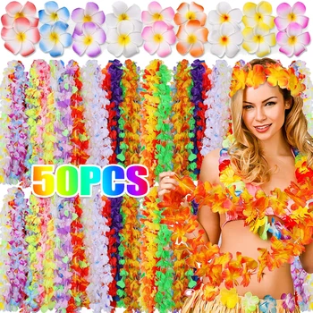 Hawaiian Flower Lei Necklace 1