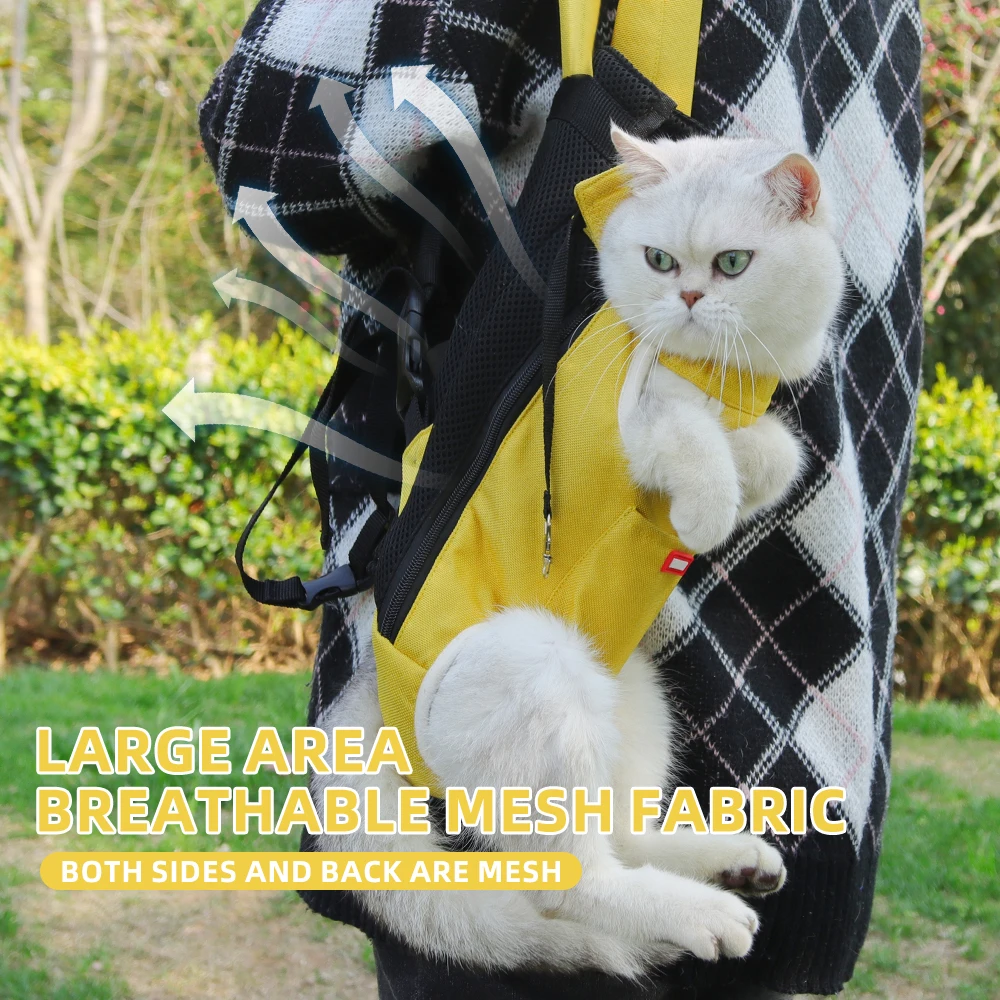 Portable Cat Bag Transporter Pet Outing Bag Travel Carrier Breathable Outcrop Pet Backpack Outdoor Comfort Dog Moving pet carrier bag pet carrier backpack pet bag