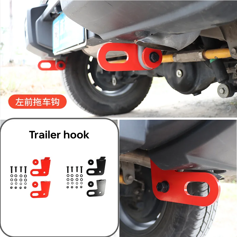 Front Rear Bumper Tow Trailer Hook Support For Suzuki Jimny JB64 Sierra