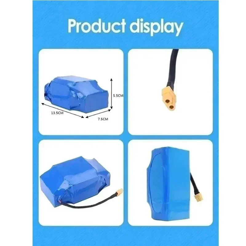Genuine 4.4Ah 36V Battery Packs Rechargeable Lithium Ion Battery for Electric Self Balancing Scooter HoverBoard Unicycle 10s2p 5