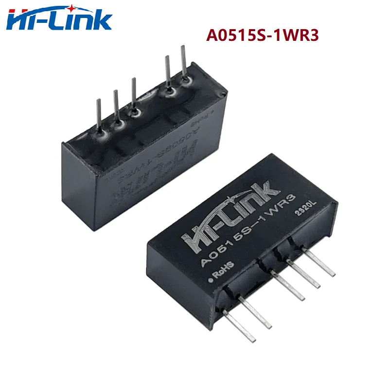5pcs Hi-Link Efficiency 90% A0505S A0503S A0509S A0512S A0515S A0524S-1WR3 DC DC power module power supply switching power supply