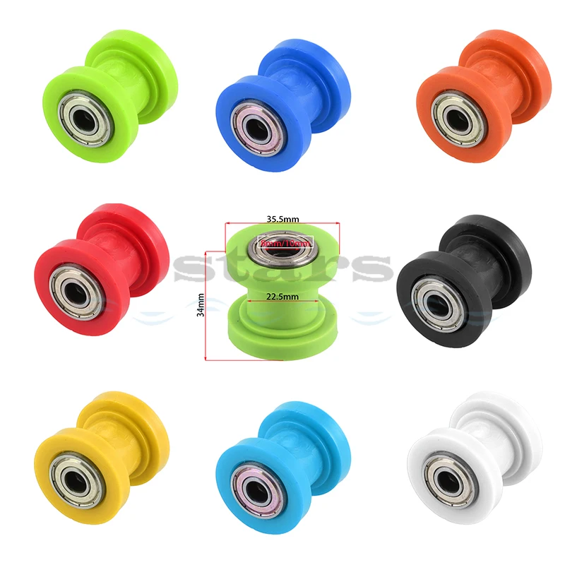 

1PC 8/10mm Drive Chain Roller Pulley Wheel Slider Tensioner Guide For Enduro Motorcycle Motocross PIT Dirt Bike ATV CRF CR XR
