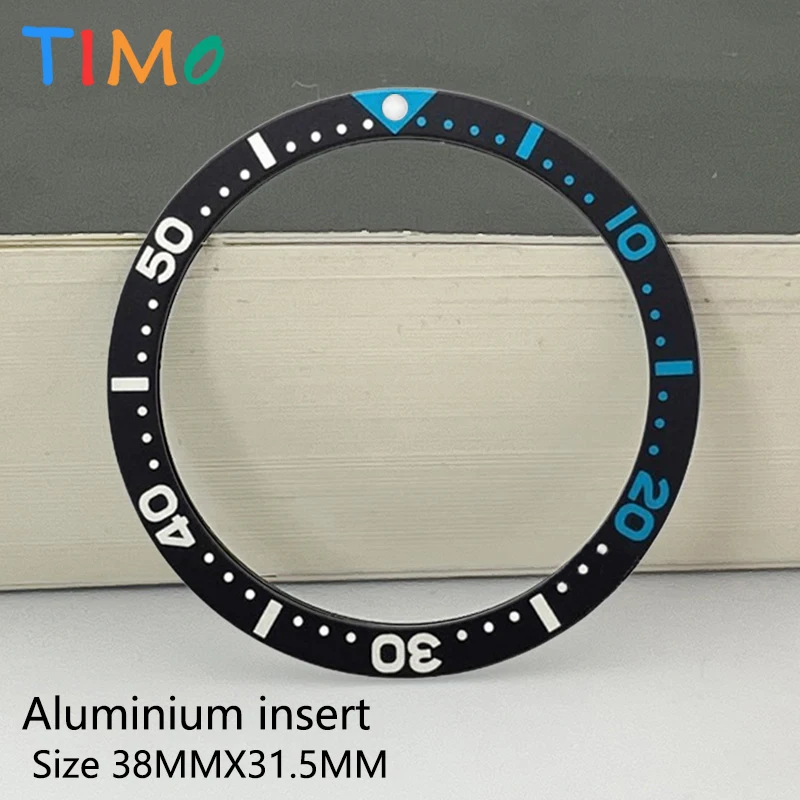 Premium 38x31.5mm Aluminum Bezel Insert
