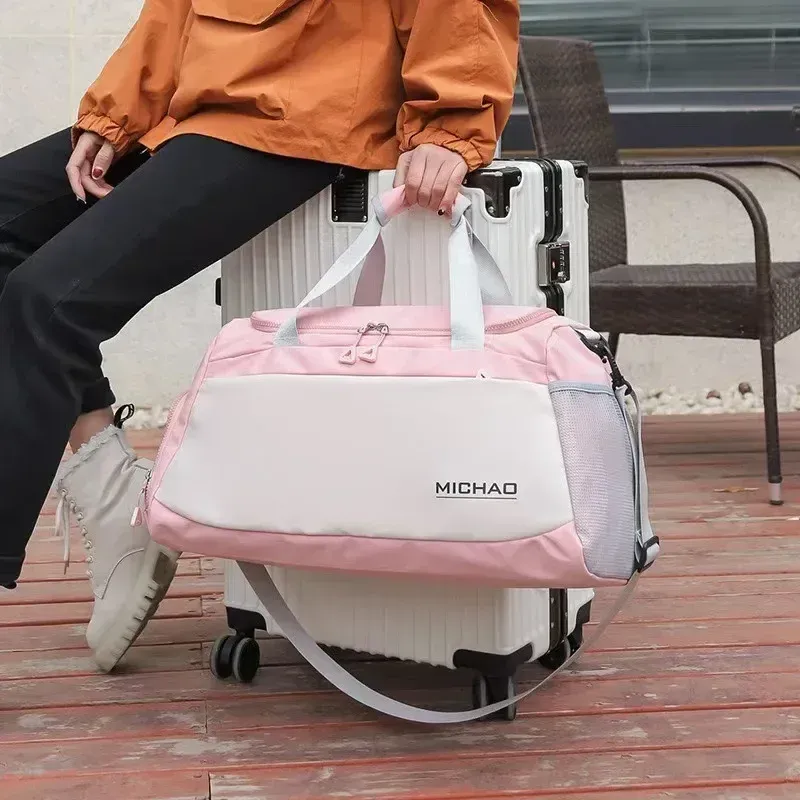 Multi Functional Sports Duffle Bag Large Capacity Gym Yoga Travel Bag  for Fitness Workout Weekend Trips