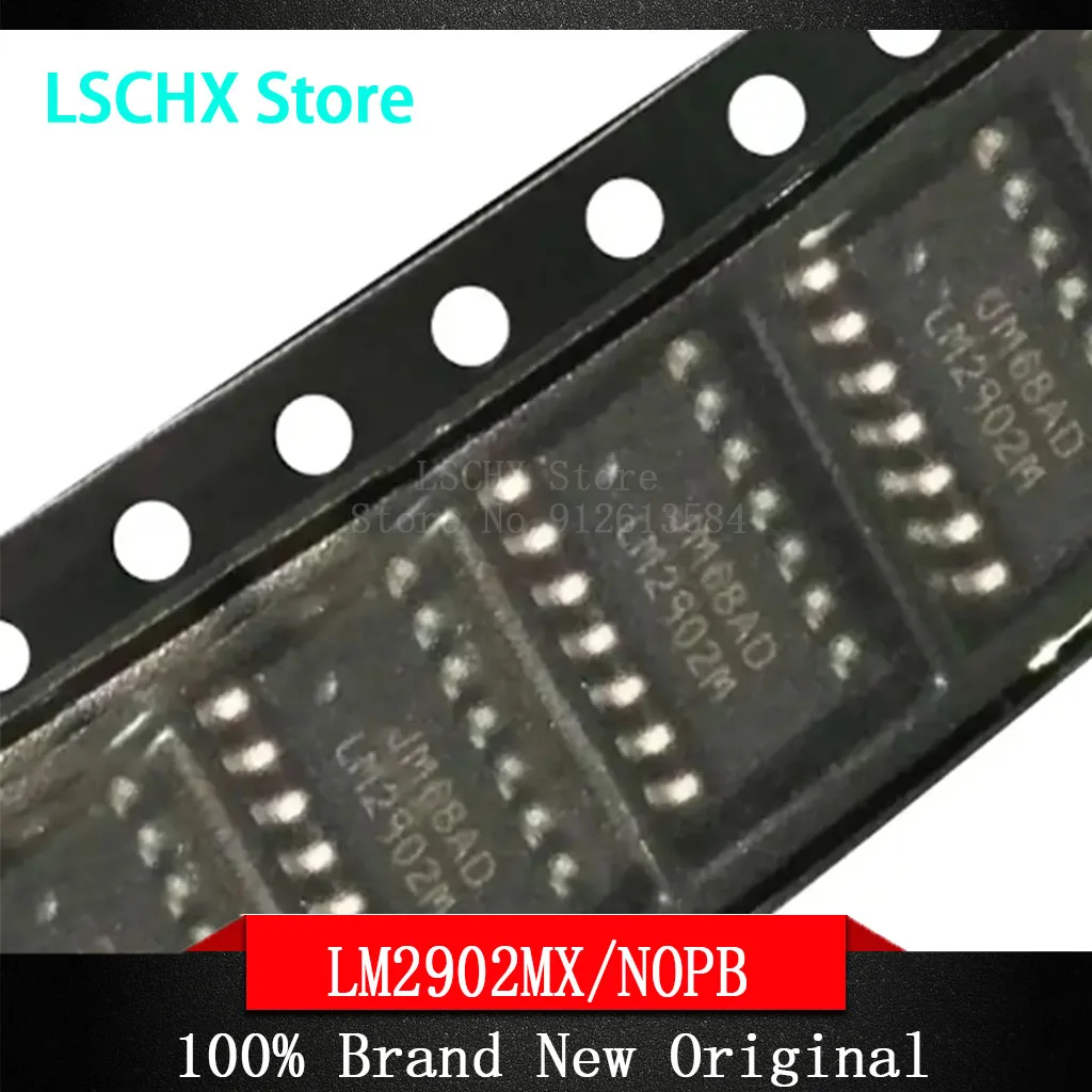 

5-10 piles LM2902M SOP14 LM2902 LM2902MX/NOPB, в наличии