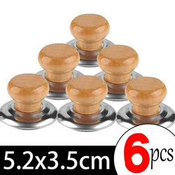 Universal Heat-Resistant Wooden Knob Caps (A- 6PCS)