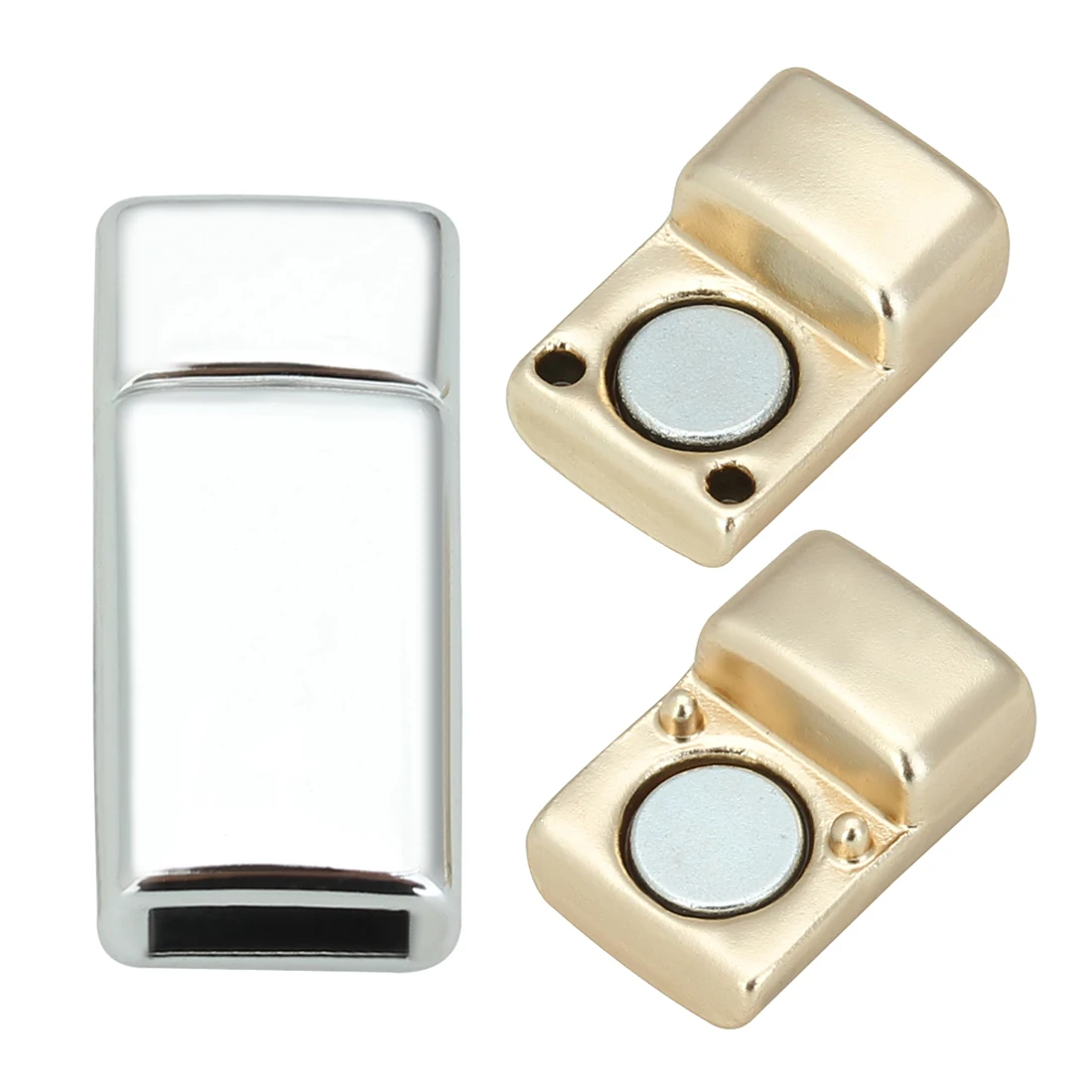 SAUVOO Alloy 5/10pcs Magnetic Clasps Buckle Connectors For