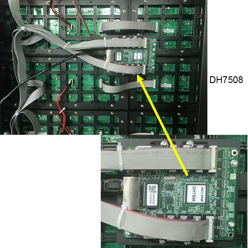 Novastar DH7508/DH7512/DH7516 RGB LED Video Screen Receiving Card Full-color LED HD Display Controller Work For Sending Card