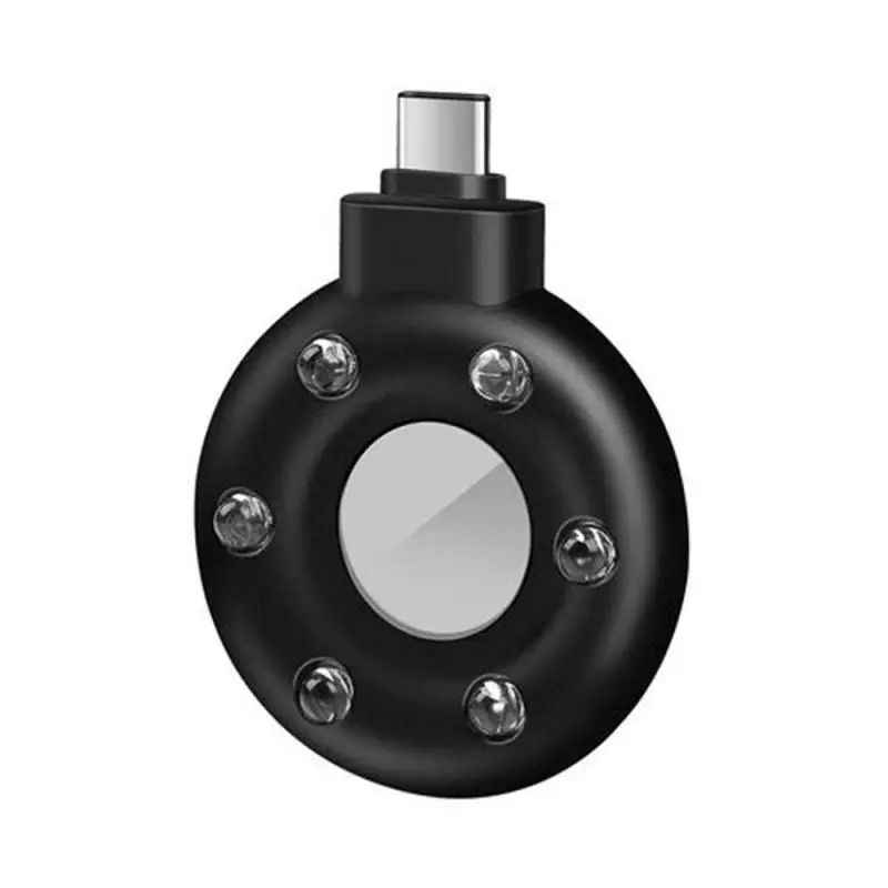 Type-C Portable Camera Detector Rf Detector IR Alarm for Outdoor Travel Hotel Rental Anti Candid Hidden Camera Finder Led Light