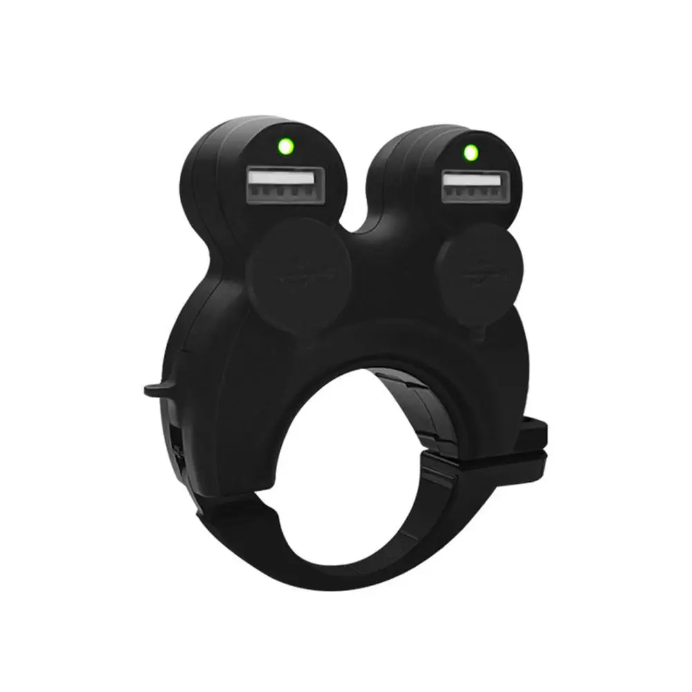 오토바이 듀얼 USB 고속 충전기 방수 소켓, 휴대폰 포트 전원 콘센트, Mo C1d5 용 모바일 충전기 플러그, 신제품