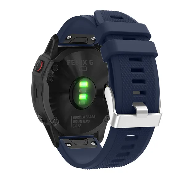 Versatile 22mm Silicone Quick Release Smart Watchband Bracelet