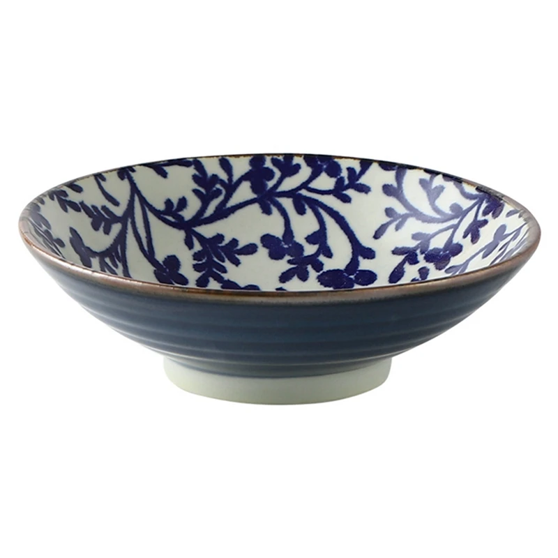 

Japanese Style Underglaze Ceramic Bowl Home Large Noodle Bowl Soup Bowl