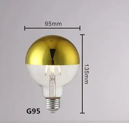 

200 шт. Диммируемые лампы G95 110 В 6 Вт