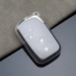 Premium Car Key Case Remote Cover for Lexus and Toyota Vehicles (Transparent)