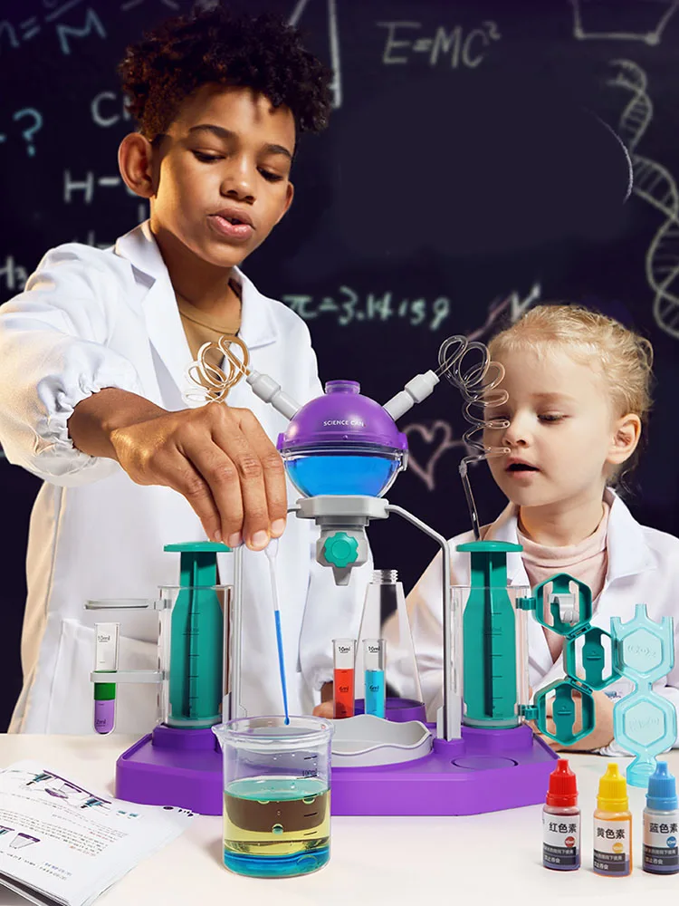 Kids Science Laboratory Montessori Toys Chemical Experiments