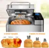 Pro Stainless Steel Bread Machine, 2LB 17-in-1 Programmable XL Bread Maker with Fruit Nut Dispenser, Nonstick Ceramic Pan& D 3