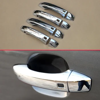Chrome Exterior Door Handle Cover Trims For Audi Q7 4M 2016-2026 2025 2024 2023 Accessories 1
