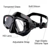 RX Prescription Optical Suba Diving Mask Myopia -1.0 to -8.5 Tempered Lens Anti-fog Free Dive Goggles  freedive 2