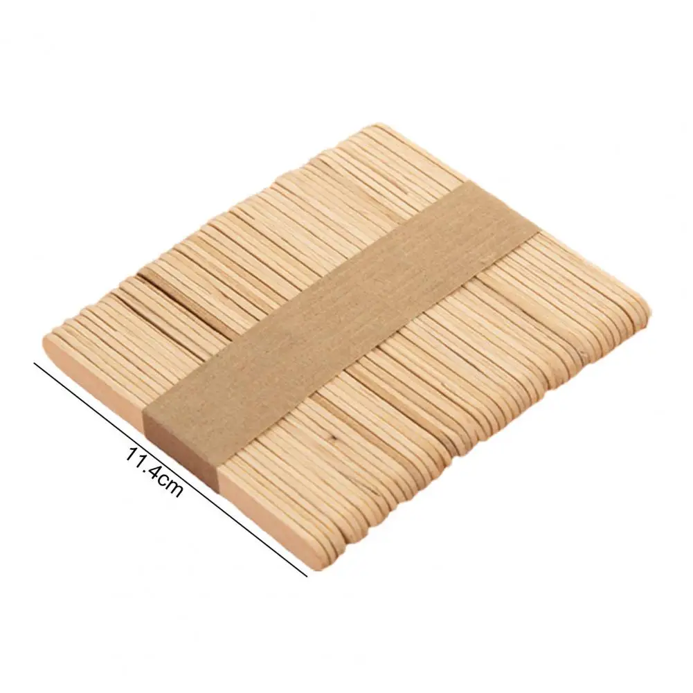 500 Pcs Wooden Popsicle Sticks For DIY Crafts Multicolor Rainbow