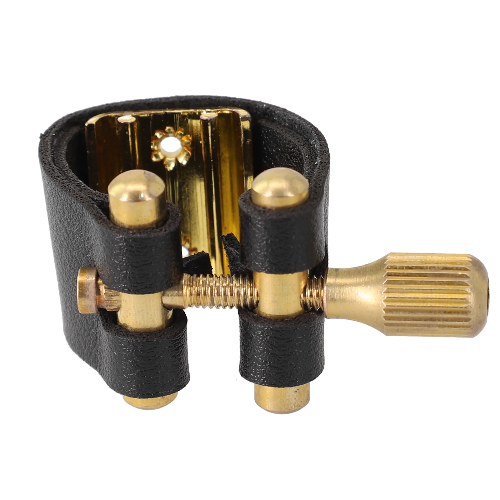 Boccaglio Legatura Soprano Sax Bocchino Accessori Per Sassofono In Pelle Pu Nero Per Soprano Sax Meta Durevole