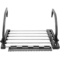 Balcony Drying Rack Clothes Multi-purpose Hanger Large Laundry Hanging Stainless Steel Clothesline outdoor folding 1