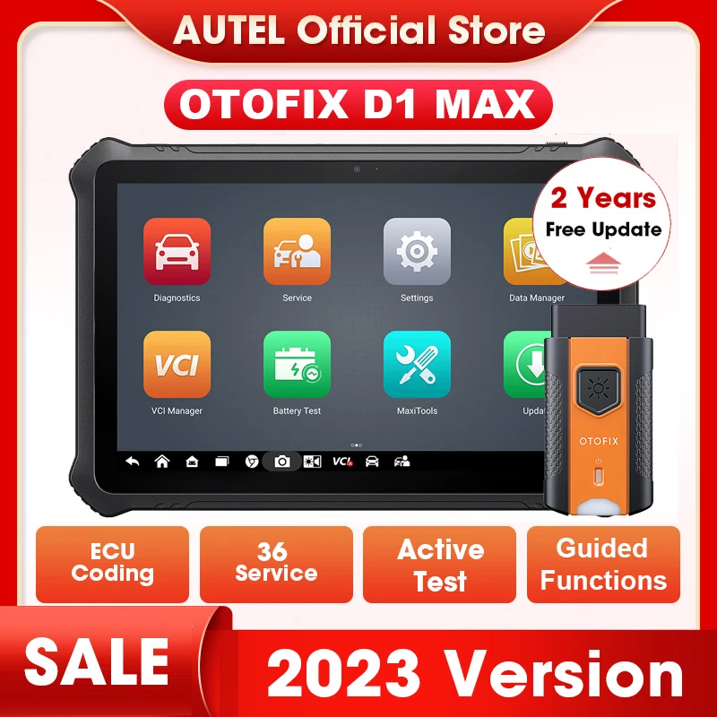 OTOFIX-D1 MAX OBD2 진단 스캐너 양방향 자동차 스캔 도구, ECU 코딩 DTC MS908 무료 업데이트 2 년