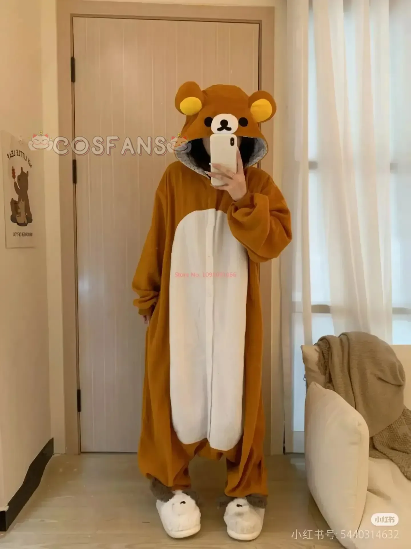 Rilakkuma Kigurumi Bear Sister Adult Jumpsuit Pajamas cosplay costumes kigurumi pajamas