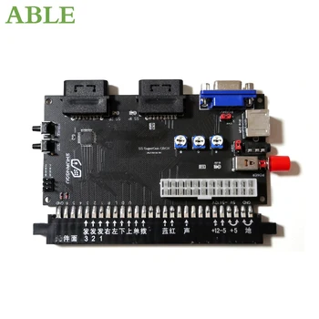 슈퍼건 잠마 Cbox 새턴 컨트롤러 SS MVS 커넥터 마더보드, ATX 지지대, RGBS, SCART 출력, 레트로 아케이드 보드용