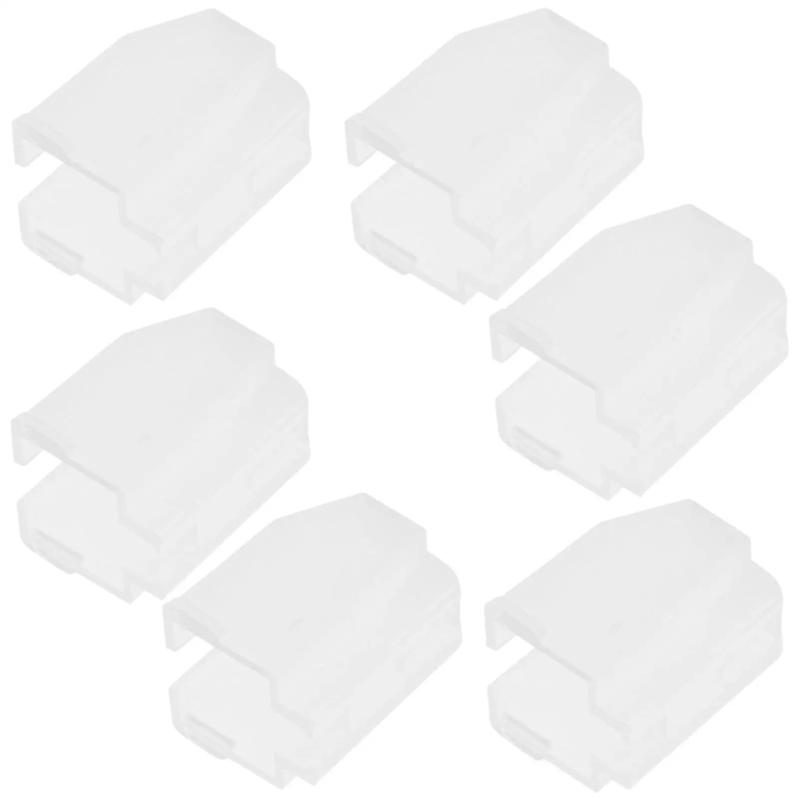 6 Pcs Stylus Dust Cover Record Player Needle Protector Durable Plastic Anti Static Design Suitable For Turntable Models Dj