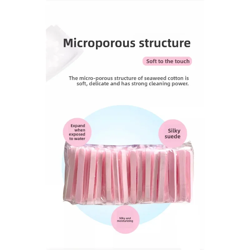 12/50PC Disposable Single-Piece Facial Cleansing Puffs – Individually Wrapped, for Cleansing, Wiping & Makeup Removal