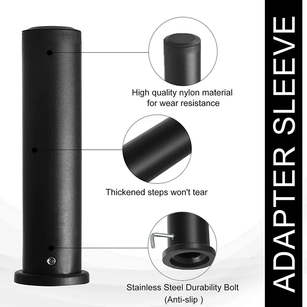 Barbell Adapter Sleeve With Wrench Variable Diameter Sleeve Gym Accessories 1 Inch To 2 Inch Barbell Adapter For Gym Parts 2PCS gym accessories fitness equipment parts