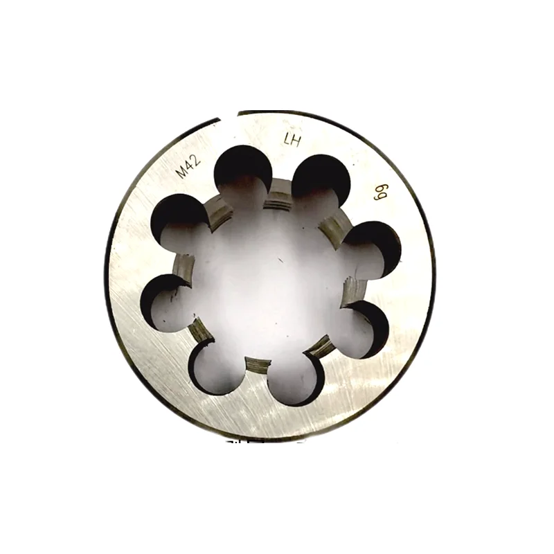 1PCS HSS 미터법 나사 오른쪽/왼쪽 라운드 다이 M42 M45 X4.5 X4 X3 X2 X1.5 X1.25 나사산 다이