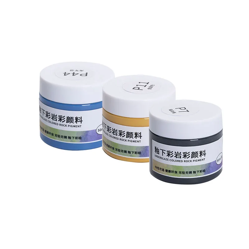 Ceramic Painting Underglaze Pigment Rock Color Safe Non Toxic