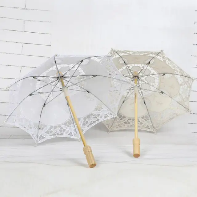 Hölgyek Divat Elegáns Nap Esernyő Tartós Tartós, Szemet Gyönyörködtető Retro Stílus Színpadi Cosplay Kellékekhez - Image 5