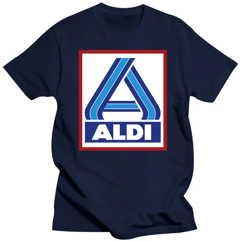 Aldi T shirt sklep z logo aldi supermarket redneck cadi zakup produktów parkingowych