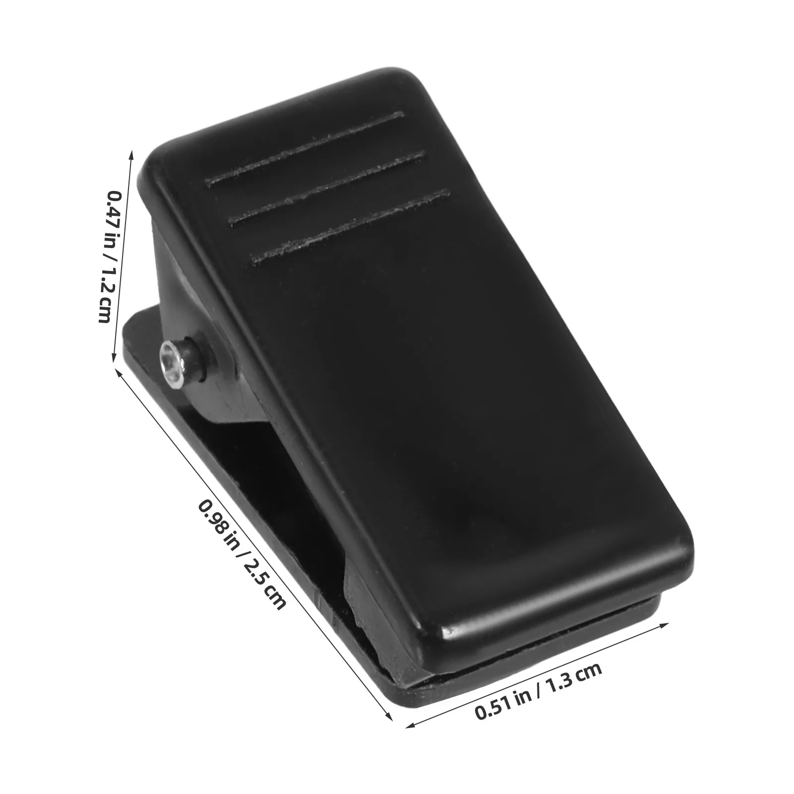 100Pcs 접착식 배지 클립 플라스틱 자체 접착식 소형 스프링 클립 작업 사무실 무역 박람회 ID 이름표용 배지 홀더