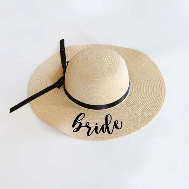 Bride tribe Beach pool Floppy hat Bride 