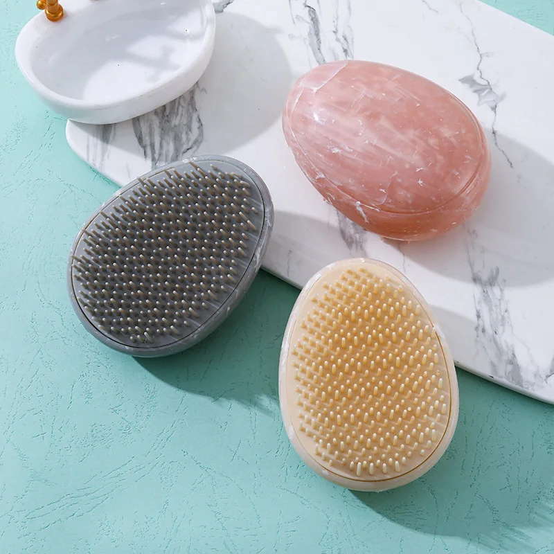 

Marbling Egg Shape Glitter Straight Hair Brush Anti-knotting Hair Smoothing Combs Anti Static Massage Hairbrush Tangle Hair Care