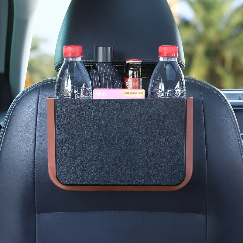 클립이 달린 접이식 휴대용 방수 다기능 쓰레기 봉투, 차량용 정리함 거치대, 소형 쓰레기통