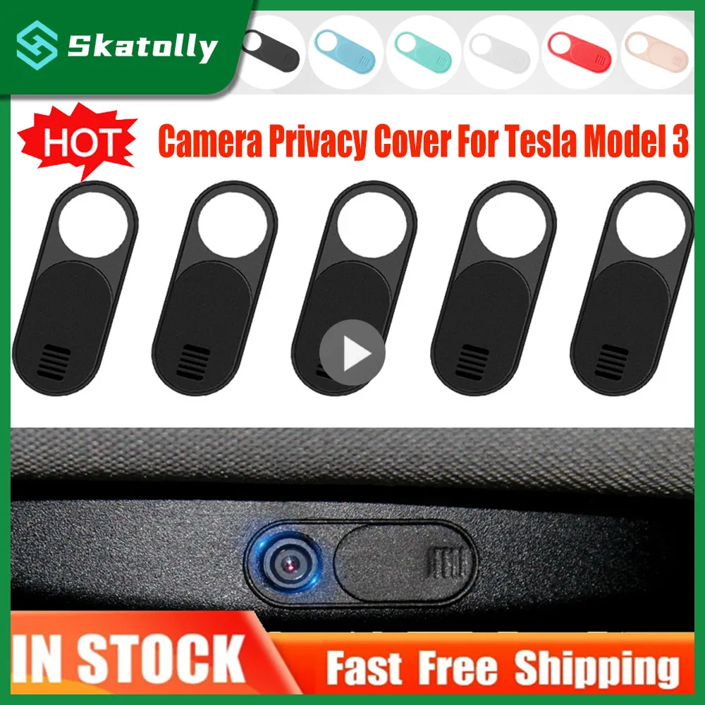 Cover Per Fotocamera Per Tesla Model 3 Cover Per Fotocamera Protegge La Privacy Privacy Privacy Protector Webcam Slide Blocker Per Tablet Cellulare Ip
